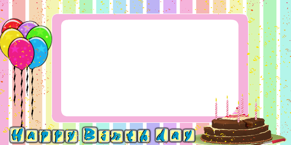 Happy Birthday Pastel Photo Collage Card