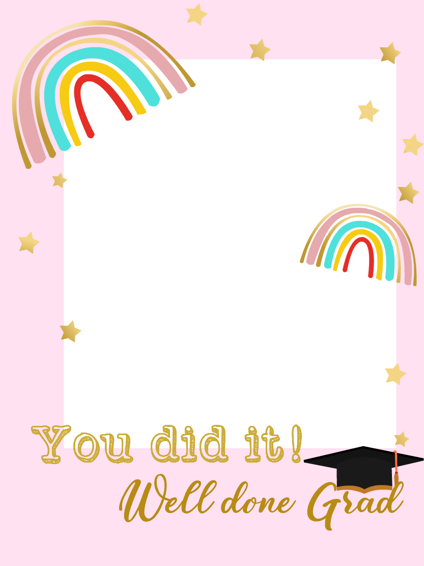 Well Done Grad Rainbow Celebration