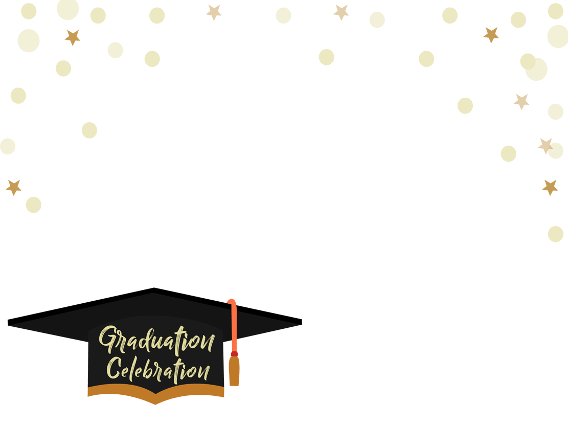 Graduation Celebration Class Photo