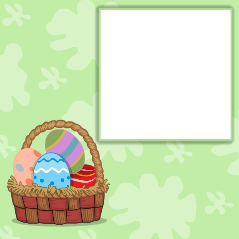 Easter Family Photo Greeting Card