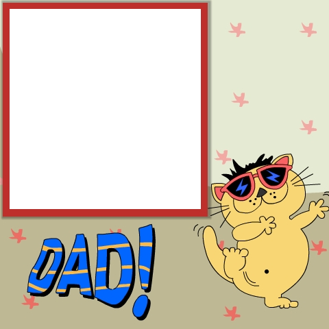 Happy Father's Day Floral Dad Card