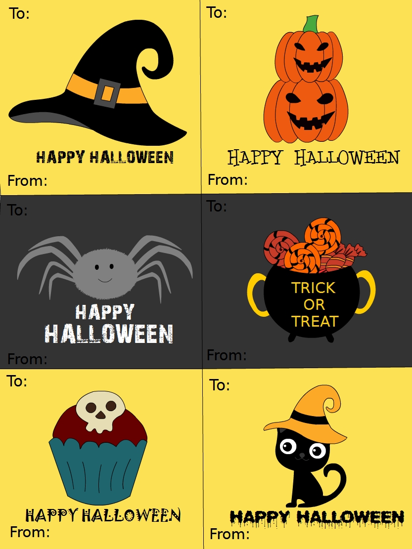 Halloween Gift Tags Collection