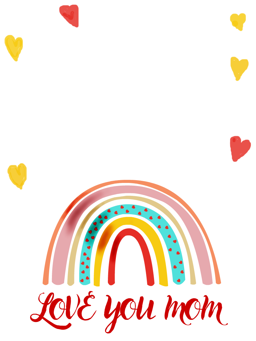 Rainbow Love Family Greeting Card