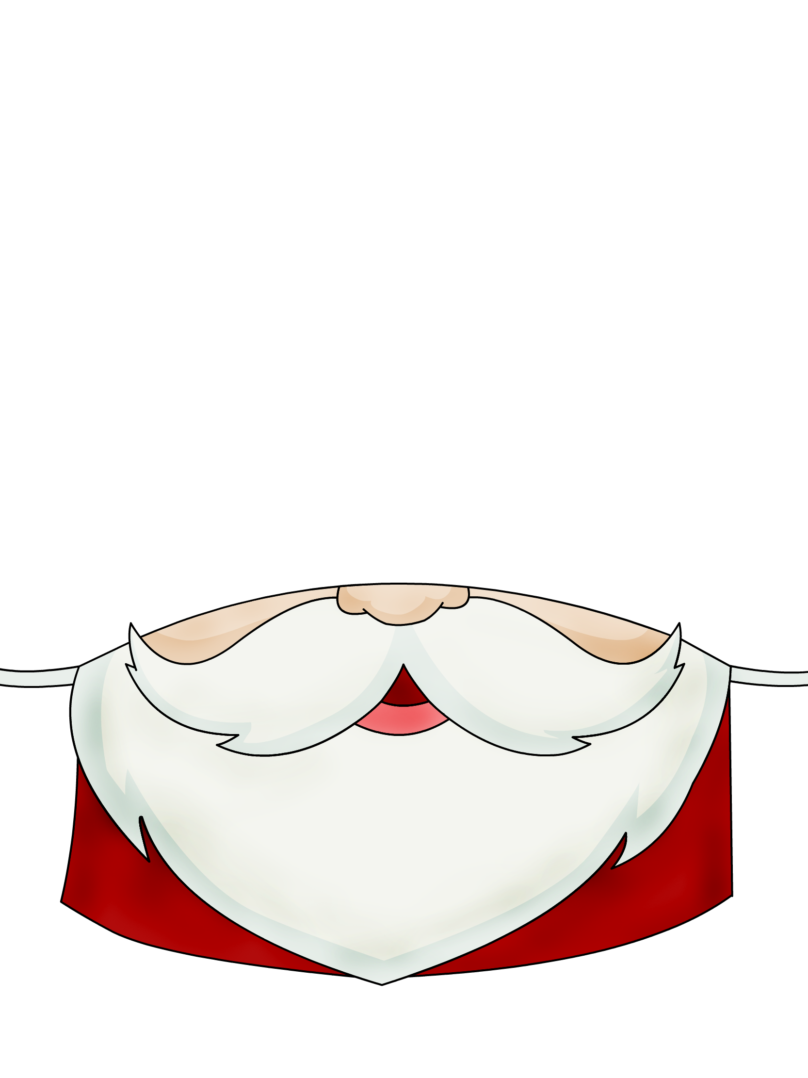 Santa's Smile Holiday Card