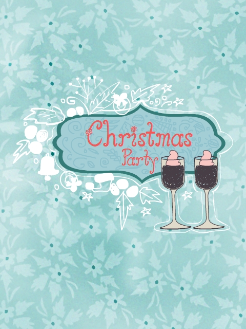 Elegant Christmas Party Invitation