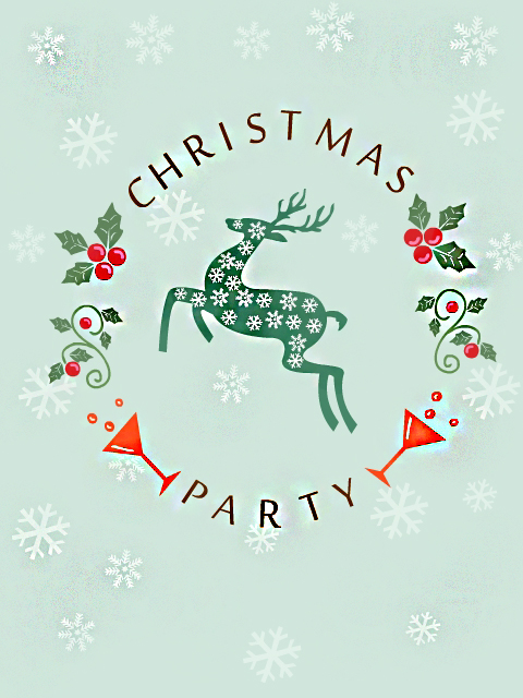 Festive Christmas Party Invitation