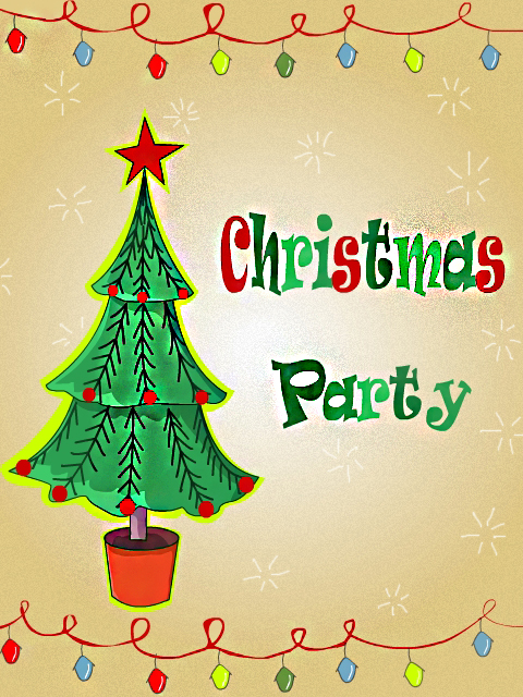 Christmas Party Invitation Card