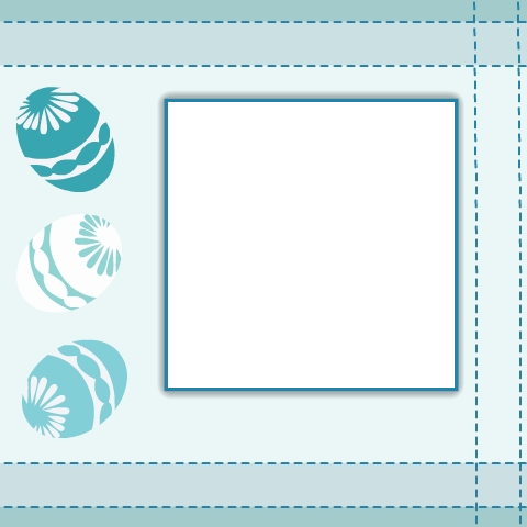 Happy Easter Family Photo Card