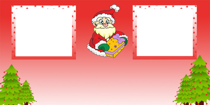 Classic Red Christmas Photo Card