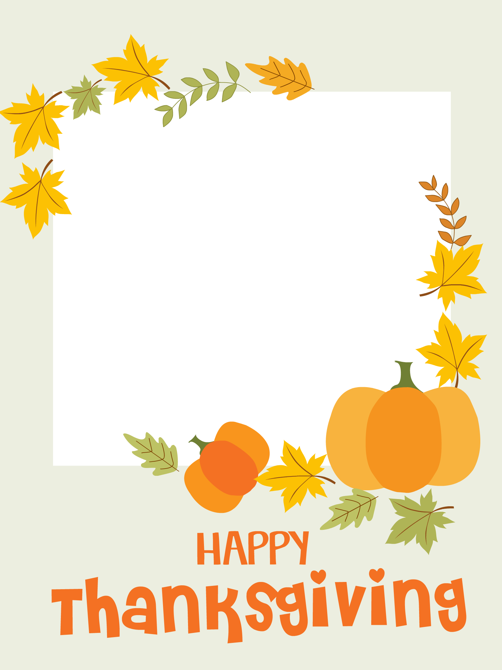 Happy Thanksgiving Photo Card