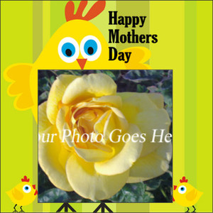 Happy Mother's Day Yellow Rose