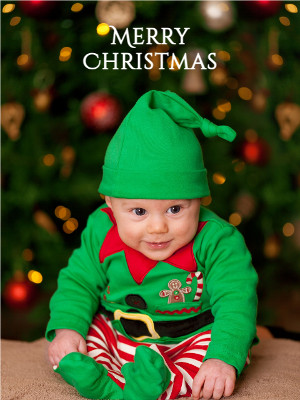 Baby's First Christmas Elf