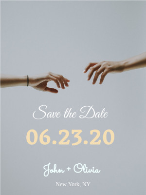 Elegant Hands Save the Date