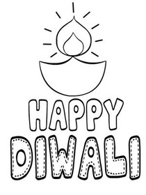 Happy Diwali Greeting Card