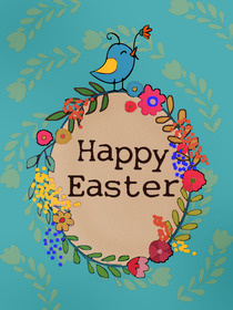 Happy Easter Egg Card