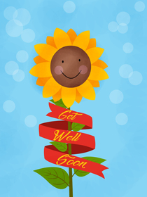 Happy Sunflower Greeting Card