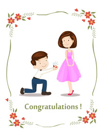 Engagement Congratulations Card