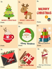 Christmas Gift Tags Collection