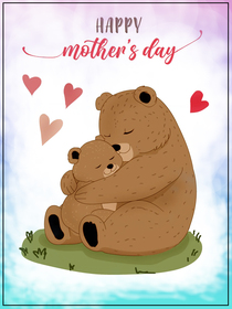 Happy Mother's Day Bear Hug