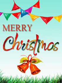 Merry Christmas Festive Greeting Card