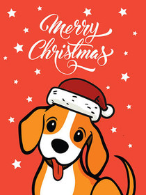 Merry Christmas Puppy