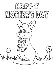 Happy Mother's Day Kangaroo & Joey