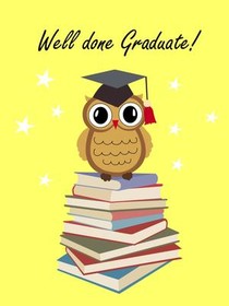 Well Done Graduate Owl Card