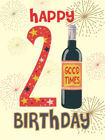 Happy 21st Birthday Wine Card