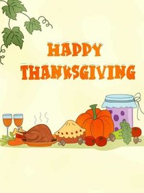 Happy Thanksgiving Greeting Card