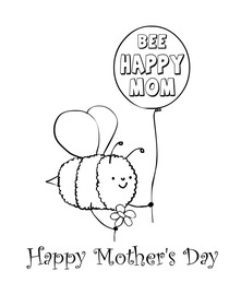 Bee Happy Mother's Day Card
