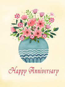 Happy Anniversary Floral Bouquet