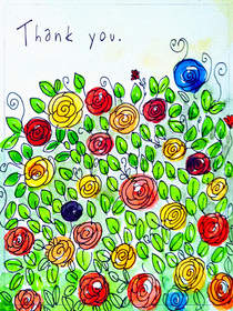 Thank You Floral Garden