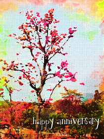 Happy Anniversary Blossom Tree