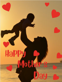 Happy Mother's Day Silhouette