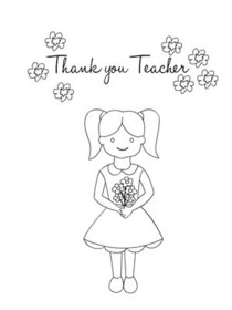 Thank You Teacher Greeting Card