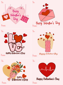 Valentine's Day Greeting Cards Collection