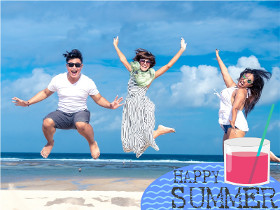 Happy Summer Beach Friends