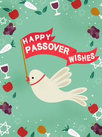 Happy Passover Wishes Greeting Card