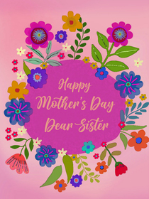 Mother's Day Card for Sister