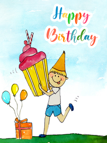 Happy Birthday Celebration Card