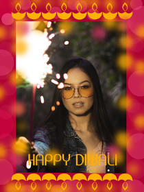 Happy Diwali Photo Greeting Card
