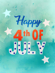 Happy 4th of July Greeting Card