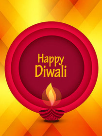 Happy Diwali Greeting Card