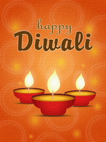 Happy Diwali Greeting Card
