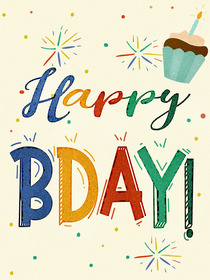 Happy Birthday Celebration Card