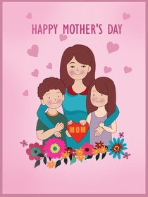 Happy Mother's Day Family Card