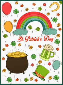 St Patrick's Day Celebration Card