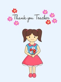 Thank You Teacher Card