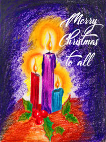 Merry Christmas to All Candles