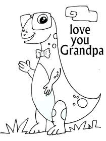 Love You Grandpa Dinosaur